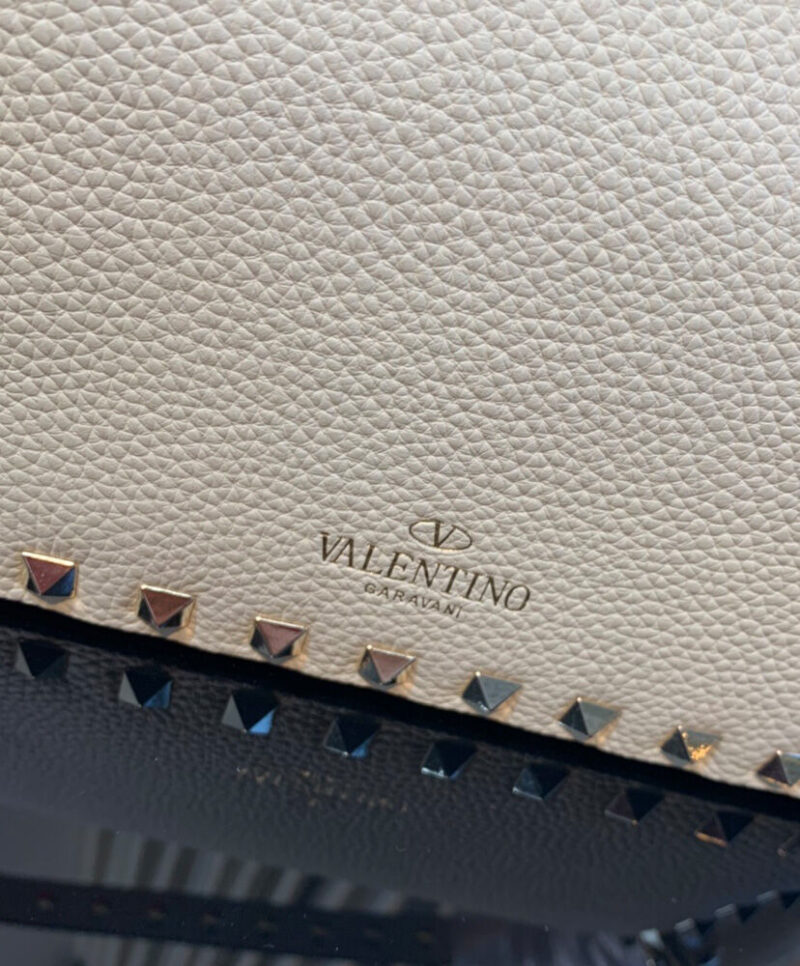 Valentino Small Rockstud Grainy Calfskin Crossbody Bag